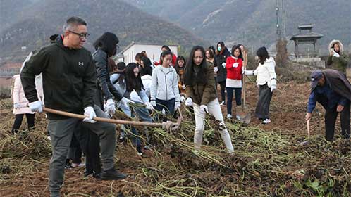 中華女子學院（挖紅薯）